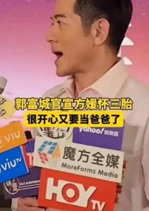 ​郭富城打破四大天王“岳父命”方媛怀三胎，性别是男孩，儿女双全