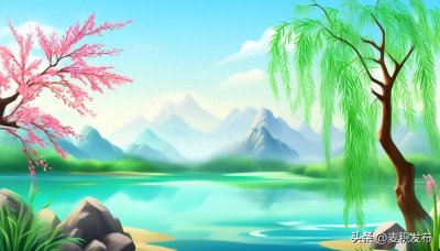 ​20首关于描写春天柳树的经典古诗词：一树春风千万枝，嫩于金色软于丝！