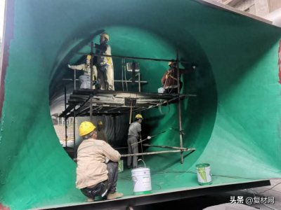 ​上海富晨玻璃鳞片胶泥系列材料在水泥龙头企业项目中应用