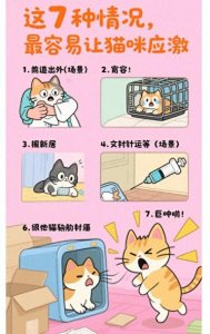 ​猫咪的7个“应激反应”，随时可能要了猫命！