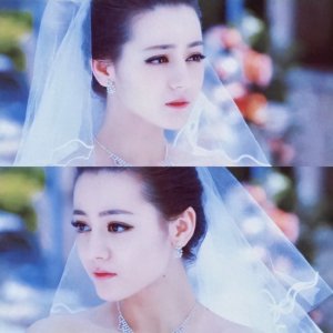 ​迪丽热巴8个婚纱造型，第六个浪漫，第八个最美！